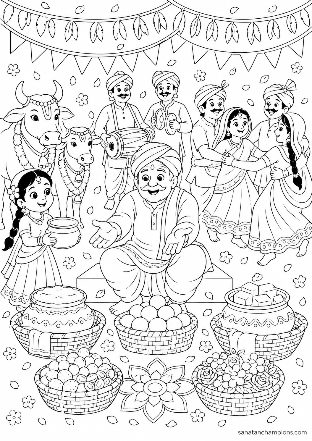 The Morning After — an illustrated colouring page, ages 10–14. Opens its page.