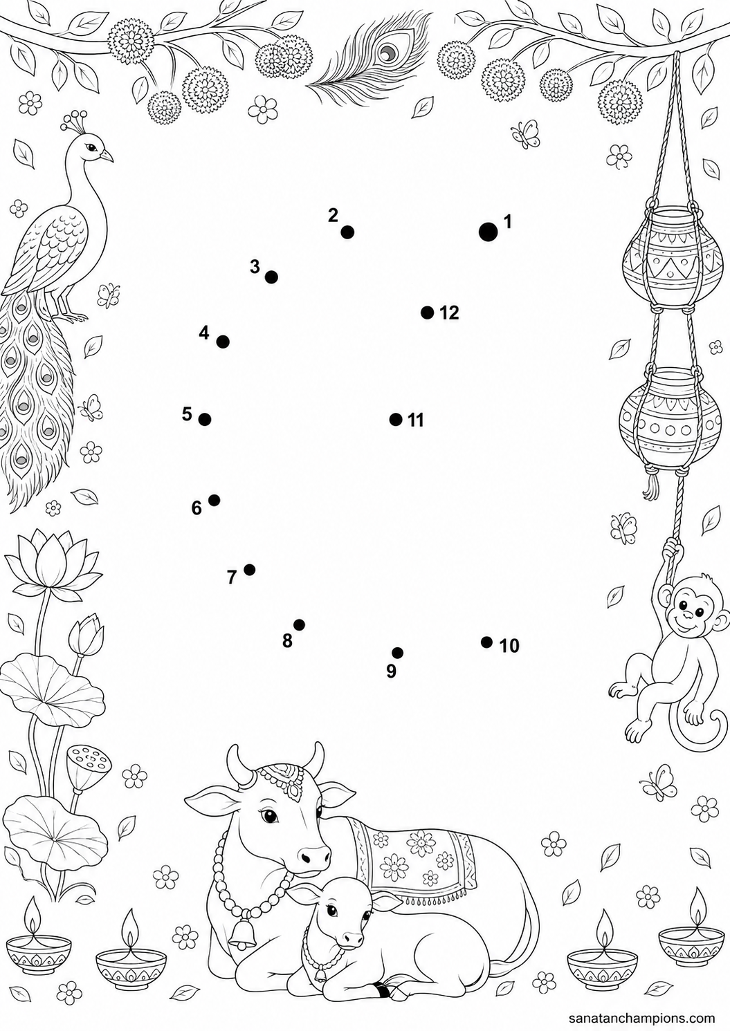 For the child who will not settle at bedtime — an illustrated dot-to-dot, ages 4–6. Opens its page.