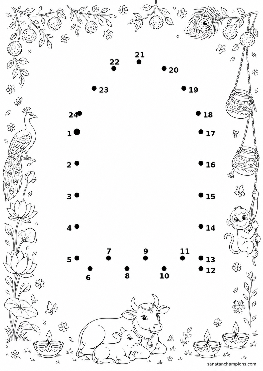 For the child who wants their turn now — an illustrated dot-to-dot, ages 7–9. Opens its page.