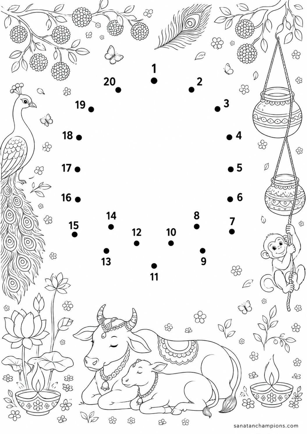 For the child who is heard before they are seen — an illustrated dot-to-dot, ages 7–9. Opens its page.